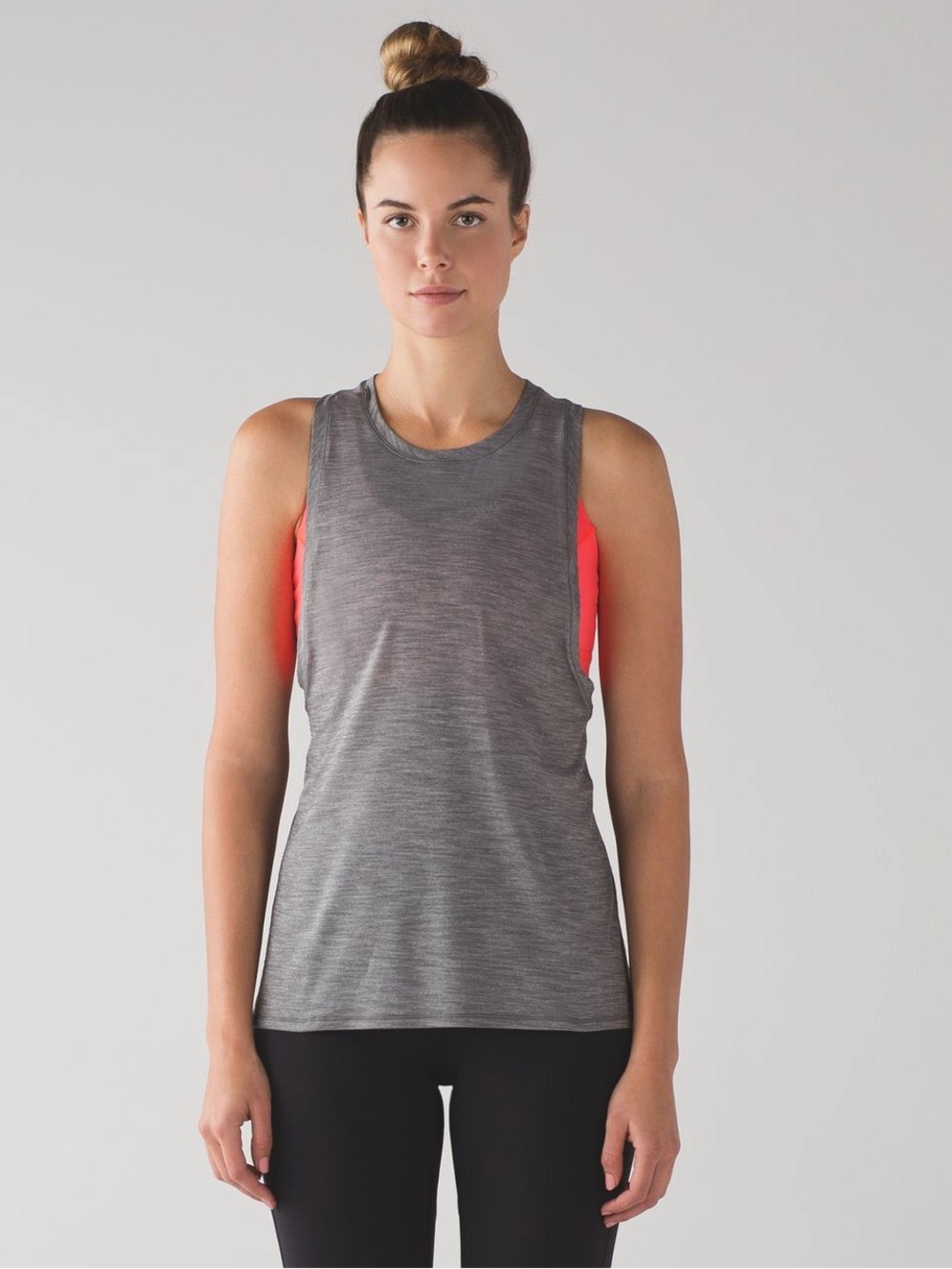 Lululemon Work The Circuit Tank
Heathered Slate / Electric Coral NWOT